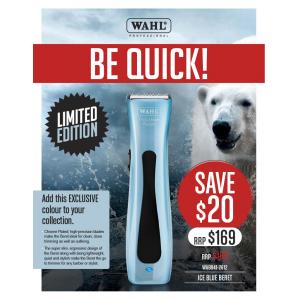 Limited Edition Ice Blue Wahl Pro Lithium Beret